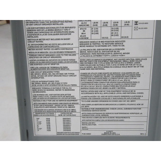 Cutler Hammer MBE24L125BTS Eaton Outdoor Meter Breaker Enclosure Only Cutler Hammer MBE24L125BTS Eaton Outdoor Meter Breaker Enclosure Only