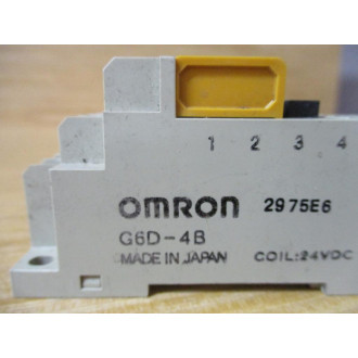 Omron G6D-4B Relay G6D4B - Used