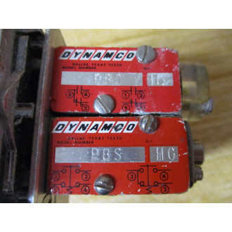 Dynamco PBD PBS Cutler Hammer Push Button Valve PBD-PBS - Used