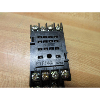 Omron PYF-14A Socket PYF14A - Used