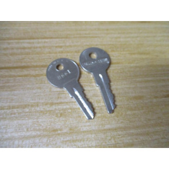 Cutler Hammer H661 Eaton Key (Pack of 2) - New No Box
