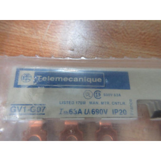 Telemecanique GV1-G07 Busbar Terminal Block GV1G07 690V