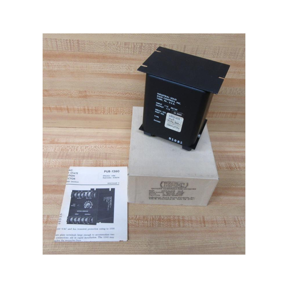 ISSC 1260-1-D-B ISSC Motion Detector Op. 1