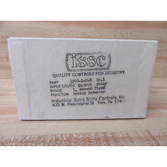 ISSC 1260-1-D-B ISSC Motion Detector Op. 1