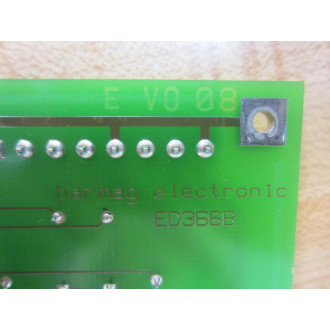 Barmag ED366B Wiring Board   Y2-25-142Z Only (10) IO Switches - Used