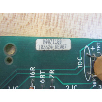 Allen Bradley 103620 Rev.07 Control Board 102559 Rev.01 - Used