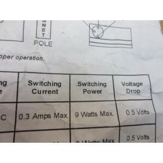Numatics SH6-031 Hall Effect Switch SH6031