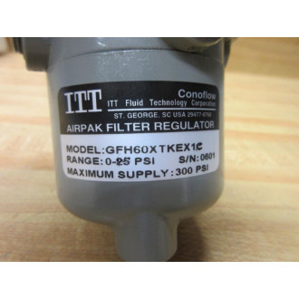 ITT Conoflow GFH60XTKEX1C Filter Regulator