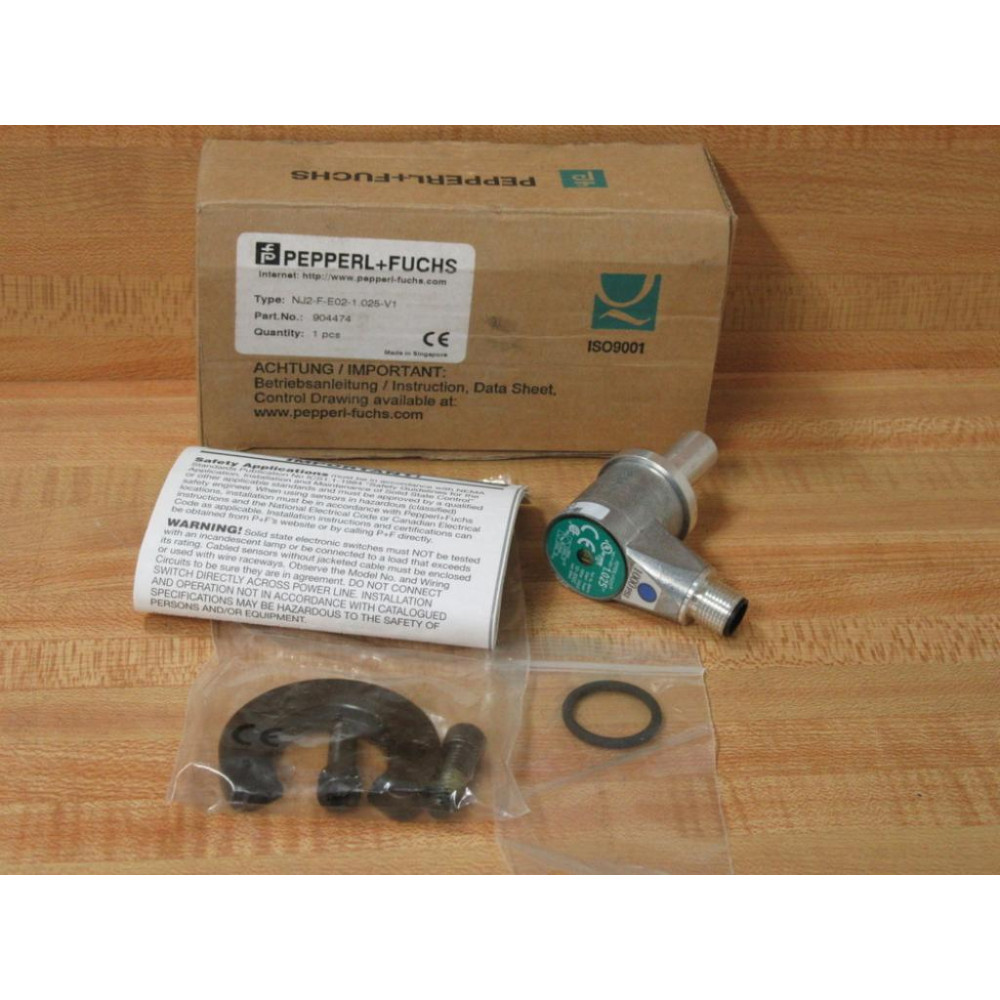 Pepperl + Fuchs 904474 Proximity Sensor NJ2-F-E02-1.025-V1 Pepperl + Fuchs 904474 Proximity Sensor NJ2-F-E02-1.025-V1