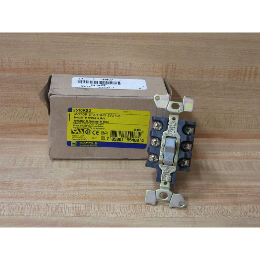 Square D 2510KS2 Schneider Motor Starting Switch 55468 Switch Only Square D 2510KS2 Schneider Motor Starting Switch 55468 Switch Only