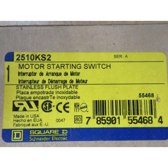 Square D 2510KS2 Schneider Motor Starting Switch 55468 Switch Only