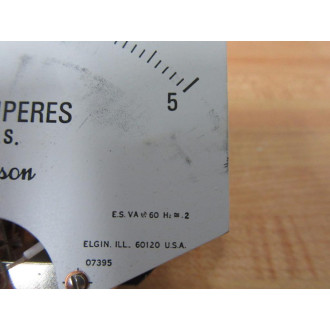 Simpson 02580 Meter AC Amperes Range 0-5 Amps wo Housing - New No Box Simpson 02580 Meter AC Amperes Range 0-5 Amps wo Housing - New No Box