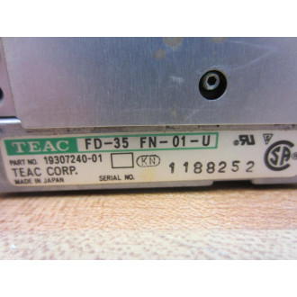 Teac 19307240-01 Floppy Disk Driver FD-35 FN-01-U - Used