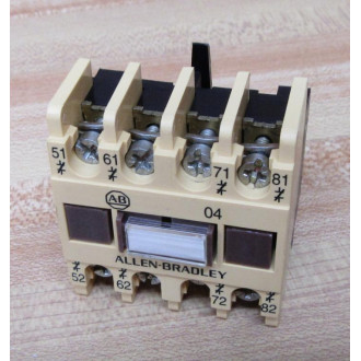 Allen Bradley 195-FA04 Contact Block 195-FAO4 - New No Box