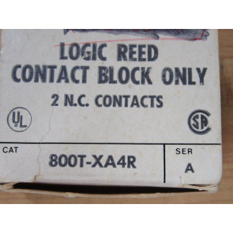 Allen Bradley 800T-XA4R Logic Reed Contact Block 800TXA4R
