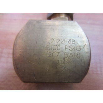 Hoke 2122F6B Screwed Bonnet Needle Valve - New No Box