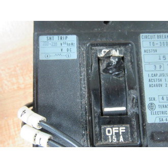 Terasaki TO-30D-15 15A Circuit Breaker T0-30D-15 - Used