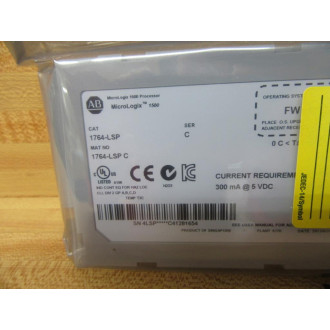 Allen Bradley 1764-LSP Processor Unit 1764LSP Series C