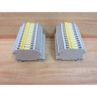 Weidmuller WTR 2.5 Terminal Block 1855610000 (Pack of 28) - New No Box