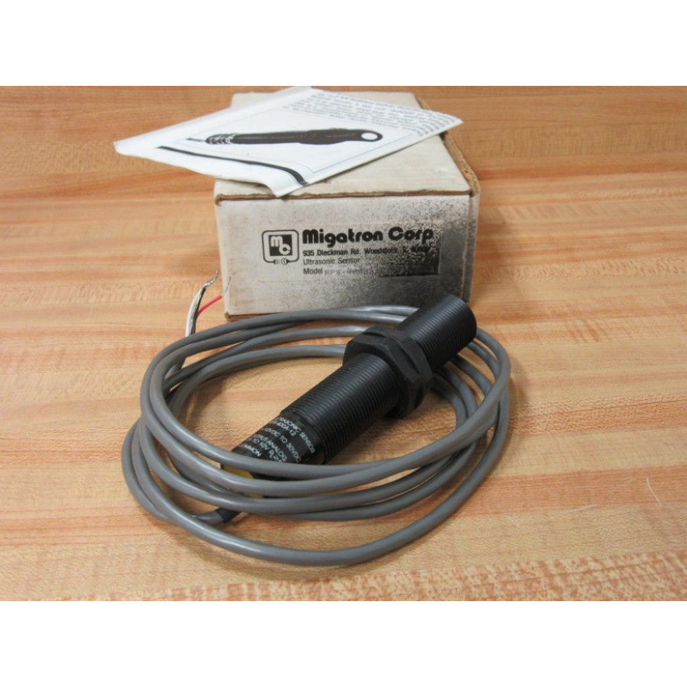 Migatron RPS-400A-12 Ultrasonic Sensor RPS400A12 Migatron RPS-400A-12 Ultrasonic Sensor RPS400A12