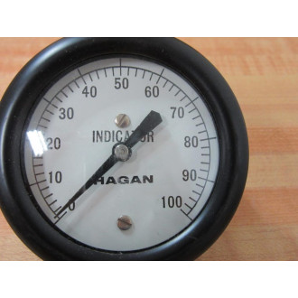 Hagan 0 30 D Indicator Gauge 030D 0-100 wo Hardware Hagan 0 30 D Indicator Gauge 030D 0-100 wo Hardware