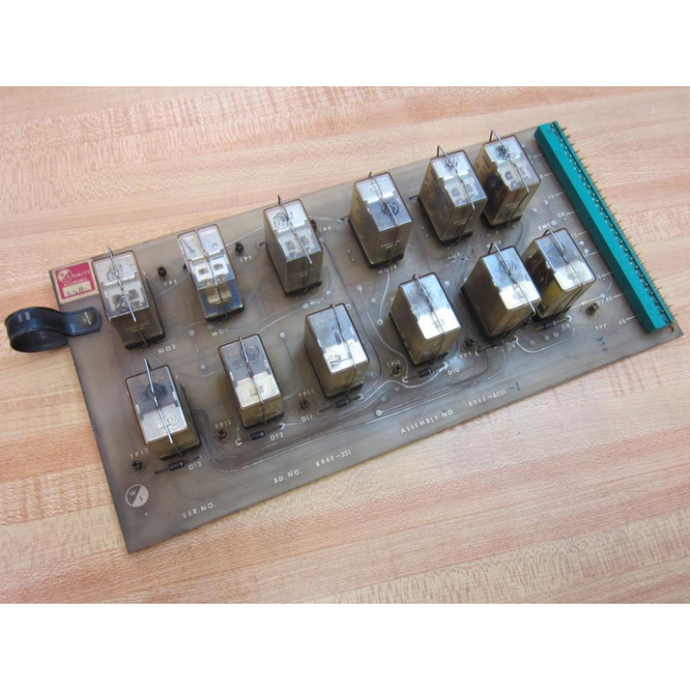 Warner & Swasey 8940-6251 Relay Board 8940-6251-1 - Used Warner & Swasey 8940-6251 Relay Board 8940-6251-1 - Used