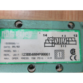 Numatics I23BB400MP00061 Valve - Used