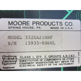 Moore 352BA11NNF Control Board BM 15935-8S6HL - Used