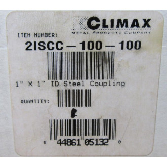 Climax Metal Products 2ISCC-100-100 Clamping Coupling 2ISCC100100