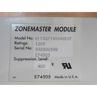 Telematic 81132140048507 Zonemaster Module 81132140048507 - Used Telematic 81132140048507 Zonemaster Module 81132140048507 - Used