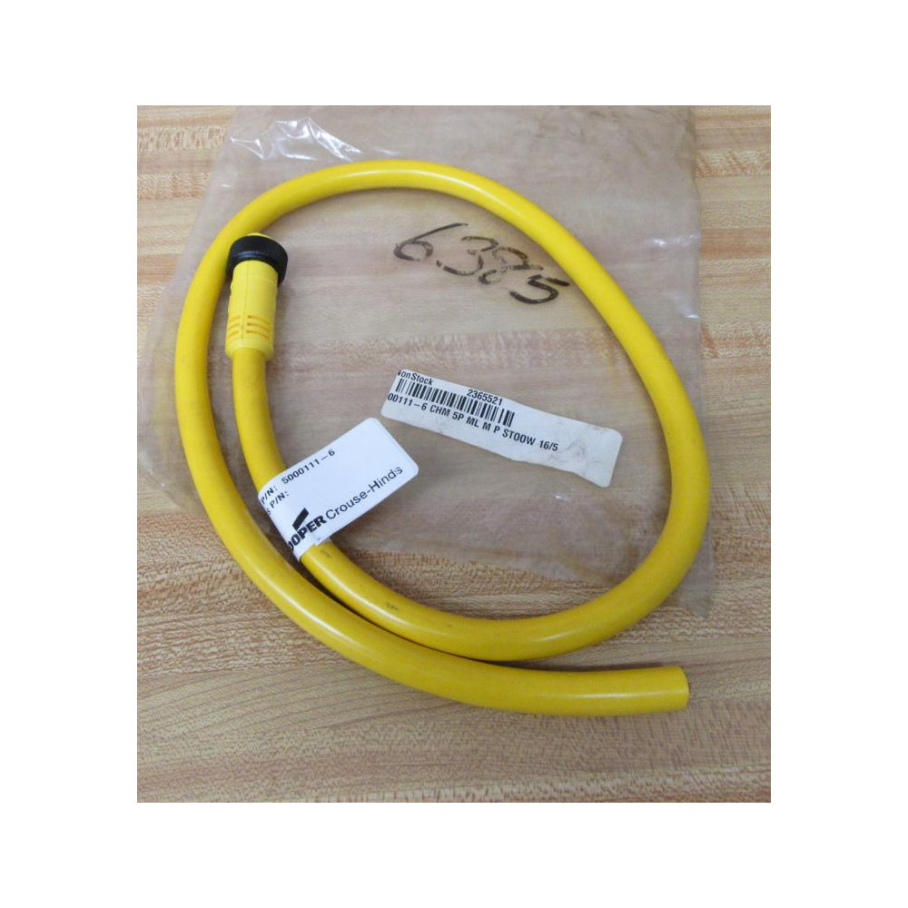 Cooper Crouse Hinds 5000111-6 Connector Cable 50001116 Cooper Crouse Hinds 5000111-6 Connector Cable 50001116