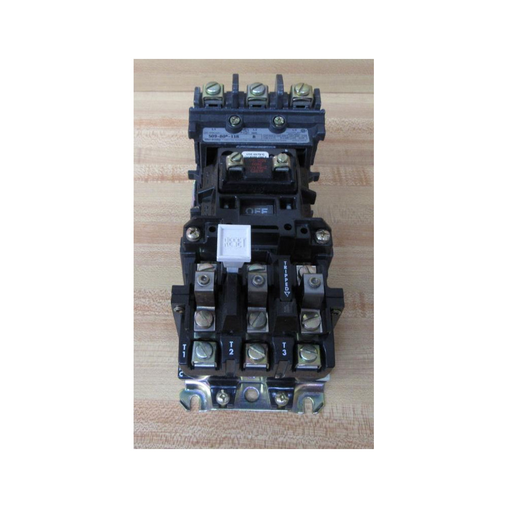 Allen Bradley 509-BOD-118 Starter 509-B0D-118 - New No Box Allen Bradley 509-BOD-118 Starter 509-B0D-118 - New No Box