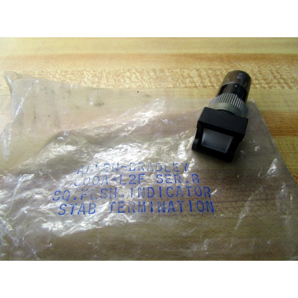 Allen Bradley 800A-L2F Pilot Light 800A-L White Lens Series B Allen Bradley 800A-L2F Pilot Light 800A-L White Lens Series B