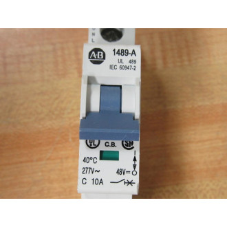 Allen Bradley 1489-A1C100 10A Circuit Breaker 1489A1C100 - New No Box