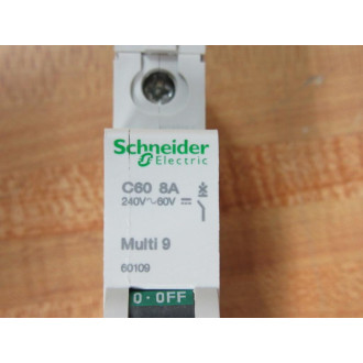 Schneider 60109 Merlin Gerin 8A Breaker Square D MG60109 - New No Box Schneider 60109 Merlin Gerin 8A Breaker Square D MG60109 - New No Box