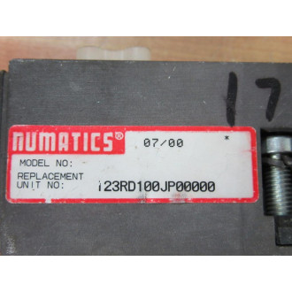 Numatics I23RD100JP00000 Regulator - Used