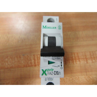 Eaton Moeller FAZ-C101 278557 10A Circuit Breaker FAZC101 - New No Box Eaton Moeller FAZ-C101 278557 10A Circuit Breaker FAZC101 - New No Box