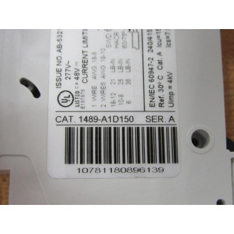 Allen Bradley 1489-A1D150 Circuit Breaker 1489A1D150 - New No Box