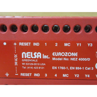 Nelsa NEZ 4000D Safety Control Module Eurozone NEZ4000D - Used