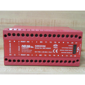 Nelsa NEZ 4000D Safety Control Module Eurozone NEZ4000D - Used