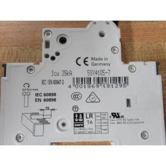 Siemens 5SY4105-7 0.5A Circuit Breaker 5SY41057 - New No Box