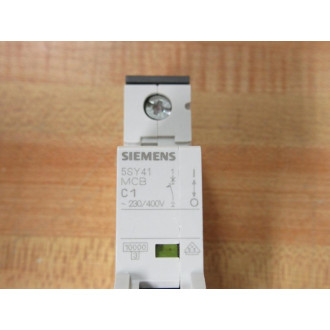 Siemens 5SY4101-7 1A Circuit Breaker 5SY41017 - New No Box Siemens 5SY4101-7 1A Circuit Breaker 5SY41017 - New No Box