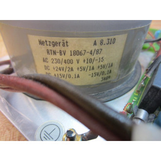 Siemens 6DM1001-8WX01 Board RTN-N0040-C3-A - Used