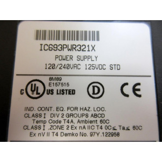 GEFanuc IC693PWR321X Power Supply Module - Used GEFanuc IC693PWR321X Power Supply Module - Used