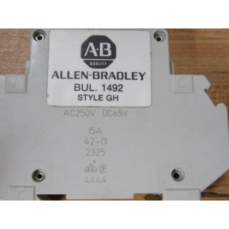 Allen Bradley 1492-GHD150F 15A Circuit Breaker 1492GHD150F - Used