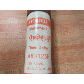 Gould A6D125R Shawmut Amp-Trap fuse - New No Box Gould A6D125R Shawmut Amp-Trap fuse - New No Box