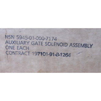 Lucas Ledex 5945-01-000-7174 Solenoid Assy 191171-001