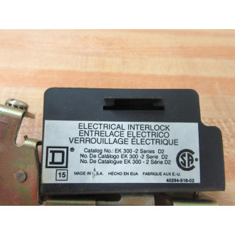 Square D EK300-2 Electrical Interlock wo Snap Switch Square D EK300-2 Electrical Interlock wo Snap Switch