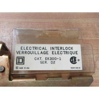 Square D EK-300-1 Interlock Switch EK3001 wo Snap Switch - New No Box Square D EK-300-1 Interlock Switch EK3001 wo Snap Switch - New No Box