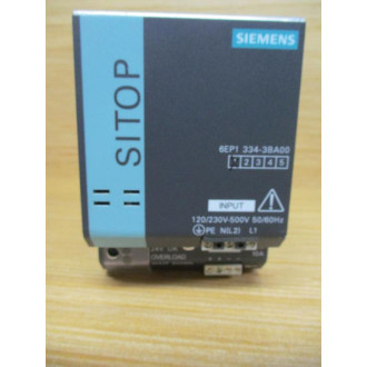 Siemens 6EP1334-3BA00 SITOP Modular Power Supply - Used